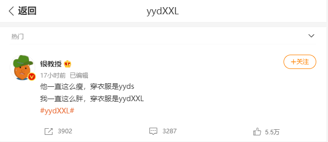 也许你知道yyds，那你知道yydXXL是什么意思吗？