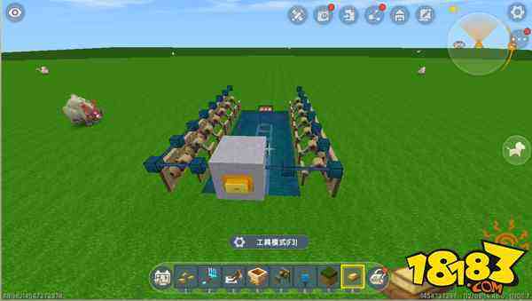 迷你世界自动水稻收割机制作方法自动水稻收割机制作攻略