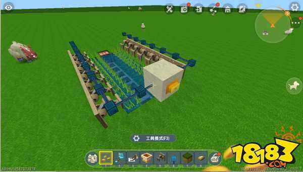 迷你世界自动水稻收割机制作方法自动水稻收割机制作攻略