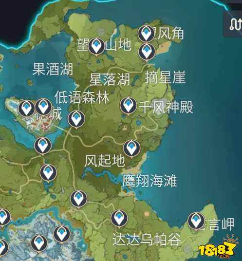 原神蒙德22个传送点位置在哪原神蒙德22个传送点攻略