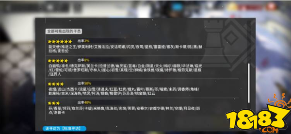 明日方舟抽卡保底机制多少抽卡保底机制介绍
