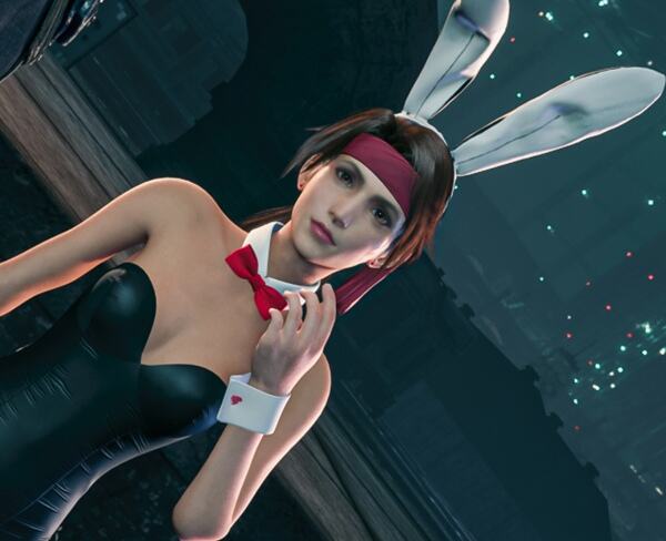 最終幻想7重制版杰西開放兔女郎MODNPC版本