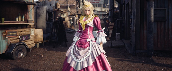 最终幻想7重制版克劳德三色华美裙装MOD