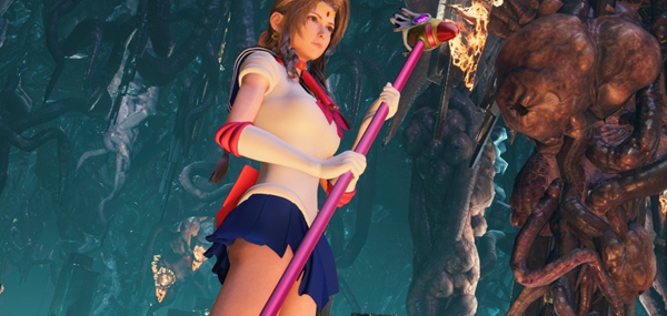 最终幻想7重制版爱丽丝魔卡少女樱魔杖替换封印魔杖MOD
