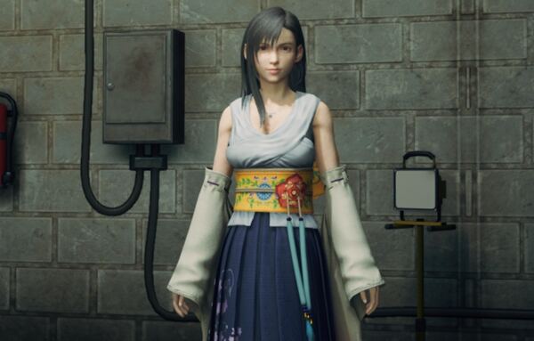 最終幻想7重制版蒂法清涼露肩和服MOD