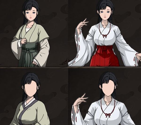 太吾繪卷女性美感巫女服瘦臉MOD