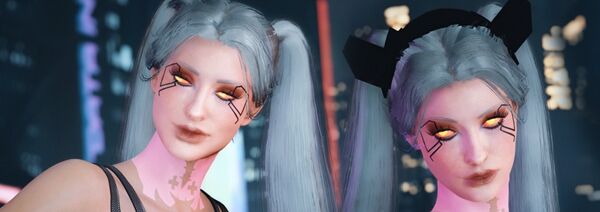 賽博朋克2077邊緣行者麗貝卡發型MOD