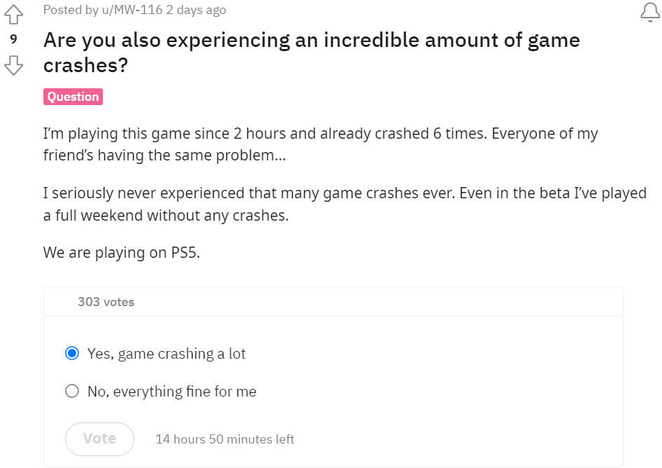 使命召唤19PS5版经常崩溃 且出现跳帧和延迟问题