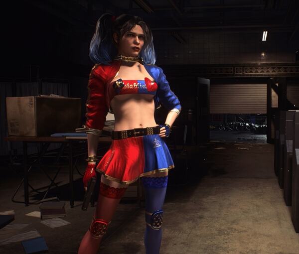 生化危機(jī)3重制版吉爾哈莉奎茵紅藍(lán)夾克絲襪MOD