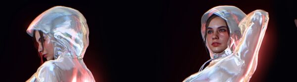 生化危機2重制版克萊爾艾達半透明雨衣MOD