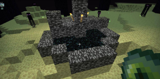 我的世界怎么从末地城回到主世界