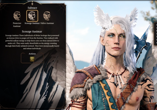 《博德之門3》新增種族半天使MOD