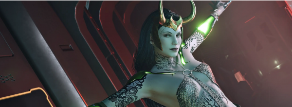 《賽博朋克2077》女V清爽火辣吊環比基尼MOD
