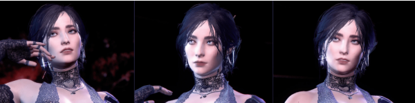 《賽博朋克2077》女V性感深V蕾絲套裝連衣裙MOD