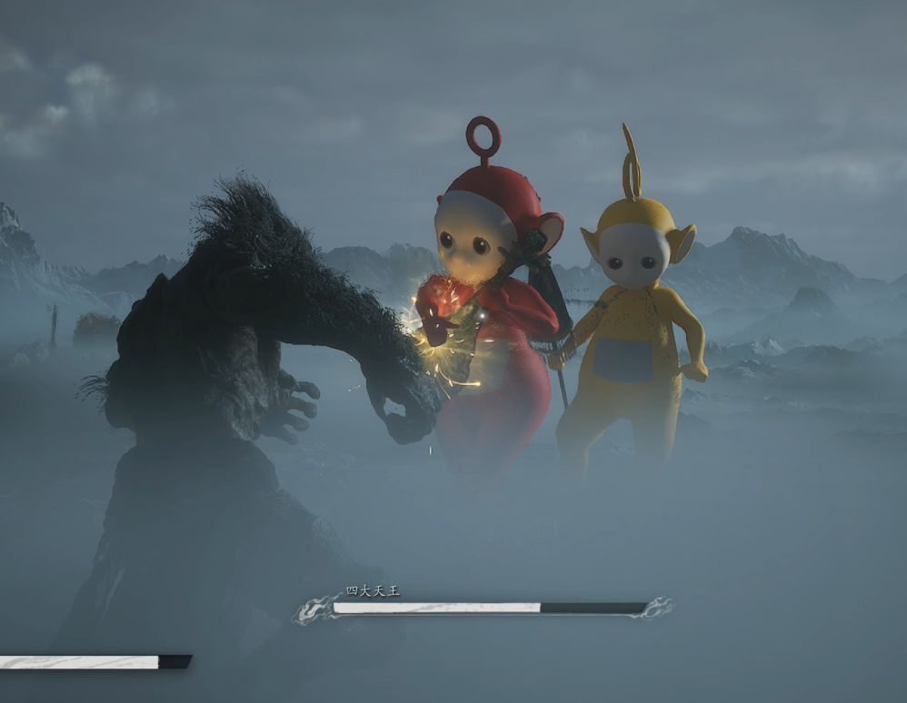 《黑神話:悟空》天線寶寶替換四大天王MOD