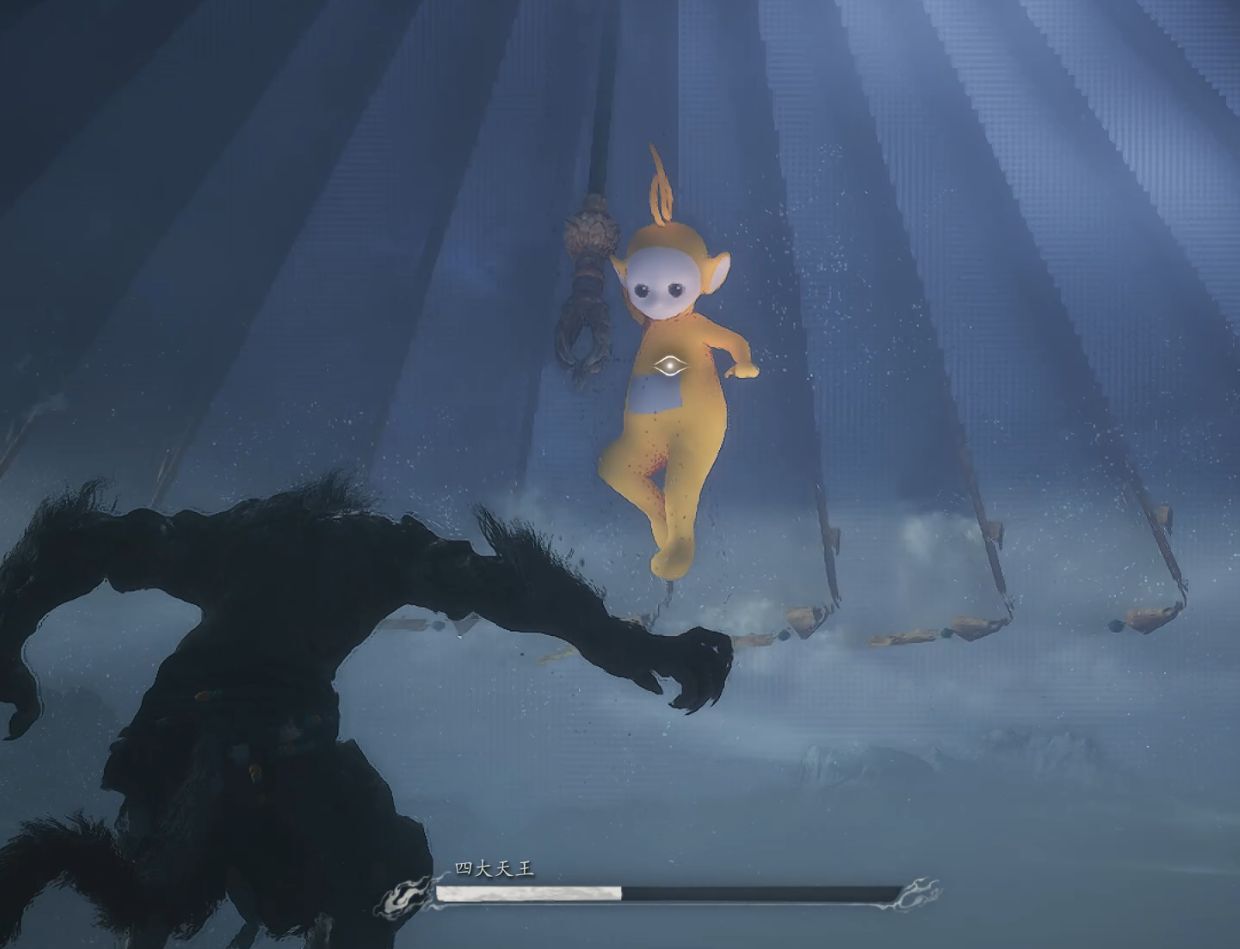 《黑神話:悟空》天線寶寶替換四大天王MOD