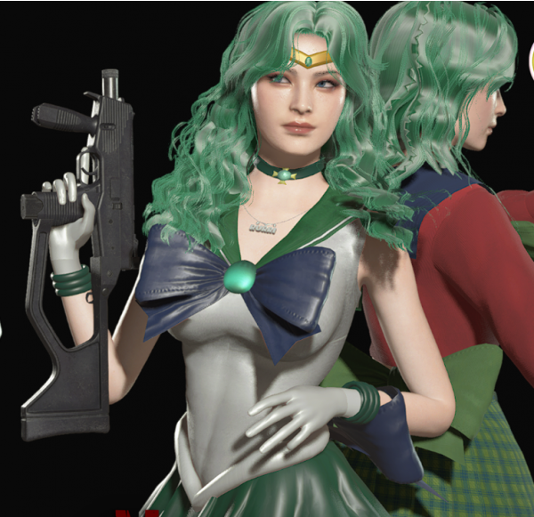 《生化危機4：重制版》艾達王cos美少女戰士海王滿MOD[需要DLC]