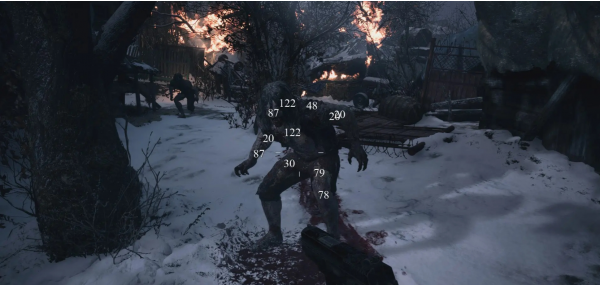 《生化危機8：村莊》傷害數字顯示MOD