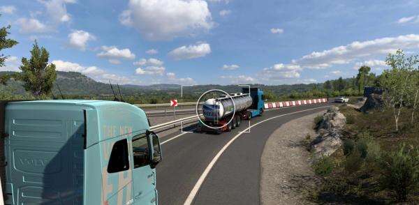 《歐洲卡車模擬2》真實藍調Reshade預設MOD