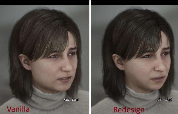 《寂靜嶺2重制版》安吉拉面容重新設(shè)計(jì)MOD