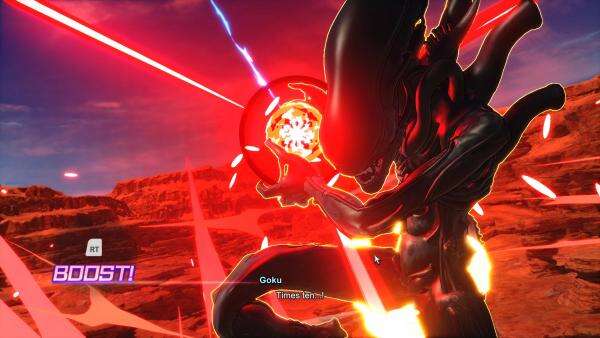 《七龍珠:電光炸裂!ZERO》將SSJ4悟空替換為異形MOD