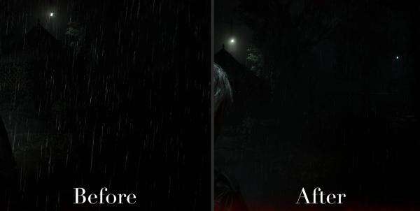 《寂靜嶺2重制版》改變雨滴大小MOD[最適合在黑暗中的視野]