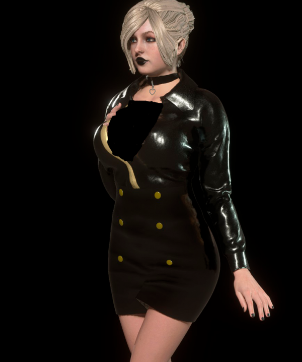 《生化危機4：重制版》阿什莉艾達黑色氣質女秘書MOD[需要DLC]