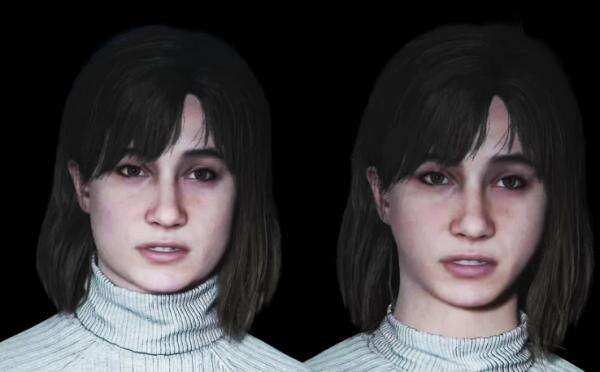 《寂靜嶺2重制版》類似安吉拉原版的毛衣和面部MOD