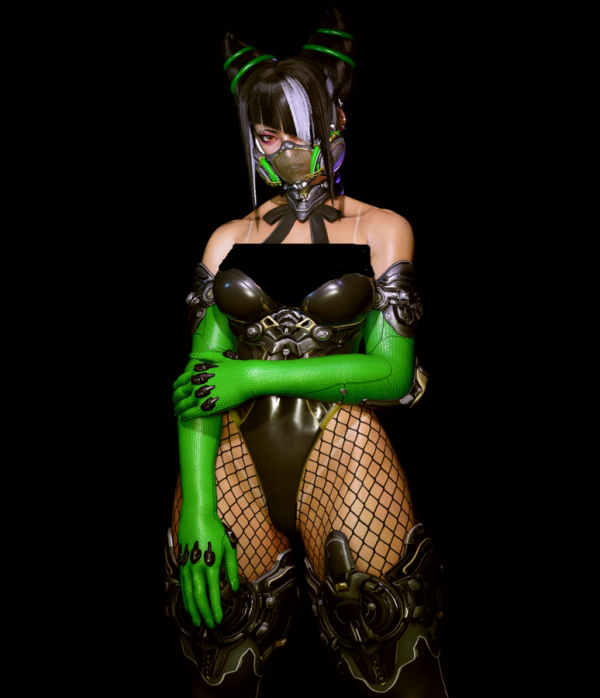 《街頭霸王6》韓蛛俐性感cos第一后裔弗蕾娜MOD