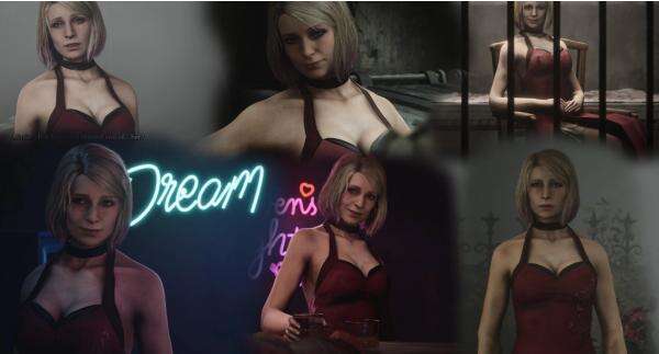 《寂靜嶺2重制版》瑪麗亞穿上生化4艾達(dá)王的紅裙MOD