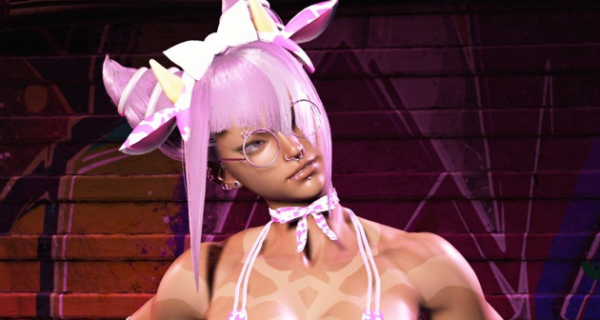 《街頭霸王6》韓蛛俐皮膚紋理蜘蛛曬痕MOD