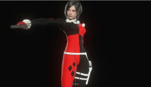 《生化危機4：重制版》艾達王穿哈莉奎茵小丑服MOD