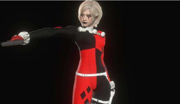 《生化危機4:重制版》艾達王cos小丑女哈莉奎茵MOD
