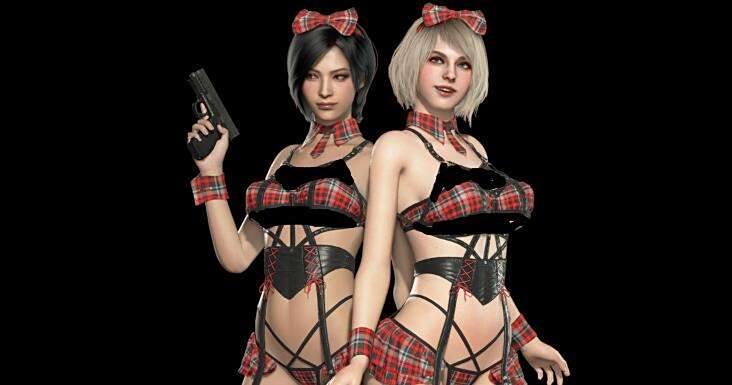 《生化危機(jī)4：重制版》艾達(dá)阿什莉紅色貼身內(nèi)衣MOD[需要DLC]