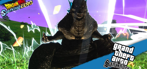 《七龍珠:電光炸裂!ZERO》哥斯拉替換所有悟空MOD