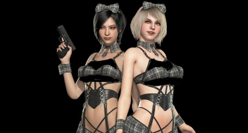 《生化危機4：重制版》艾達阿什莉黑色貼身內衣MOD[需要DLC]