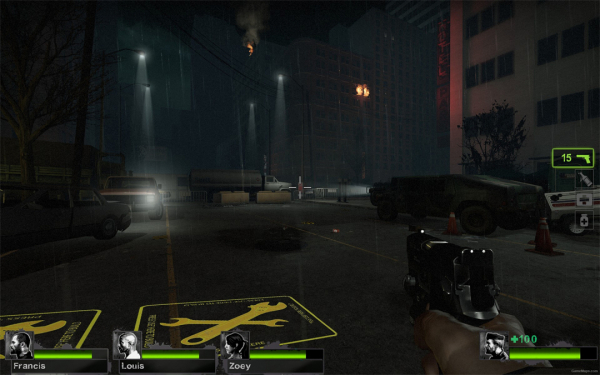 《求生之路2》建造探照燈地圖