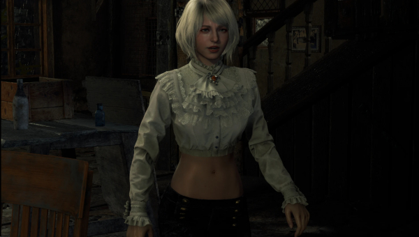 《生化危機4：重制版》阿什莉浪漫主義服裝露腹款MOD