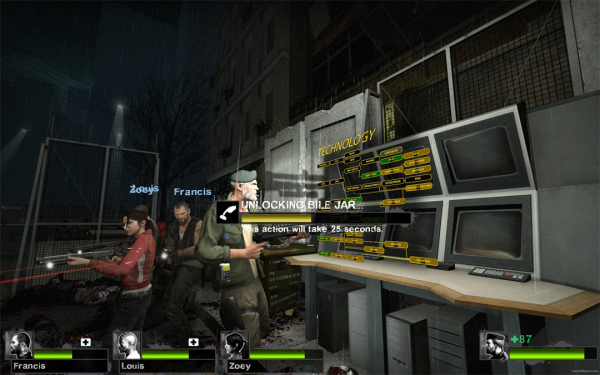 《求生之路2》建造探照燈地圖