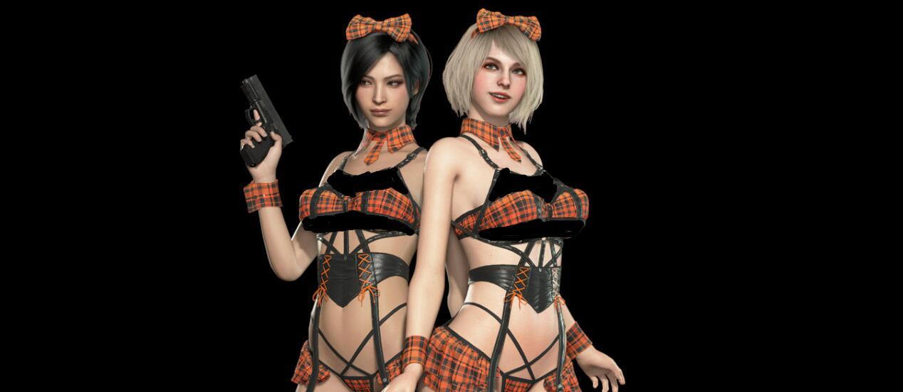 《生化危機4：重制版》艾達阿什莉橙色貼身內衣MOD[需要DLC]