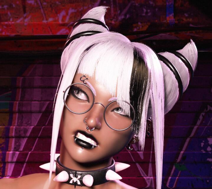 《街頭霸王6》NSFW夏日辣妹C2韓蛛俐羊角發(fā)型MOD