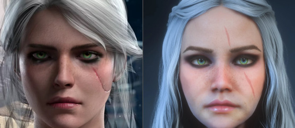 《龍騰世紀(jì):影障守護者》巫師3中的 Ciri - 人類存檔和滑塊MOD