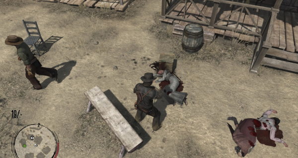 《荒野大鏢客:救贖重制版》謀殺現(xiàn)場-血腥與內(nèi)臟重制版MOD