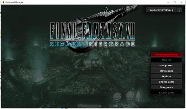 《最終幻想7：重制版》MOD管理工具FluffyManagerv3.045