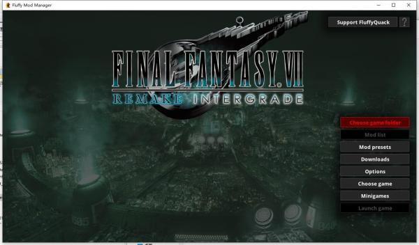 《最终幻想7：重制版》MOD管理工具FluffyManagerv3.045