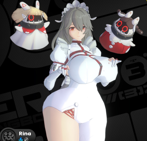 《絕區(qū)零》麗娜白色性感豐腴夸張?bào)w型MOD