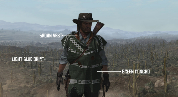 《荒野大鏢客：救贖重制版》無名男子斗篷MOD