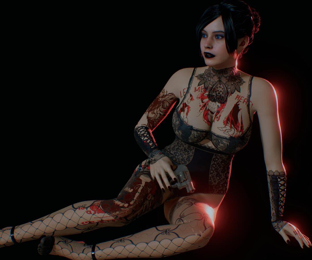 《生化危機2：重制版》克萊爾艾達女士內衣丸子頭MOD[非光追RT舊版本]