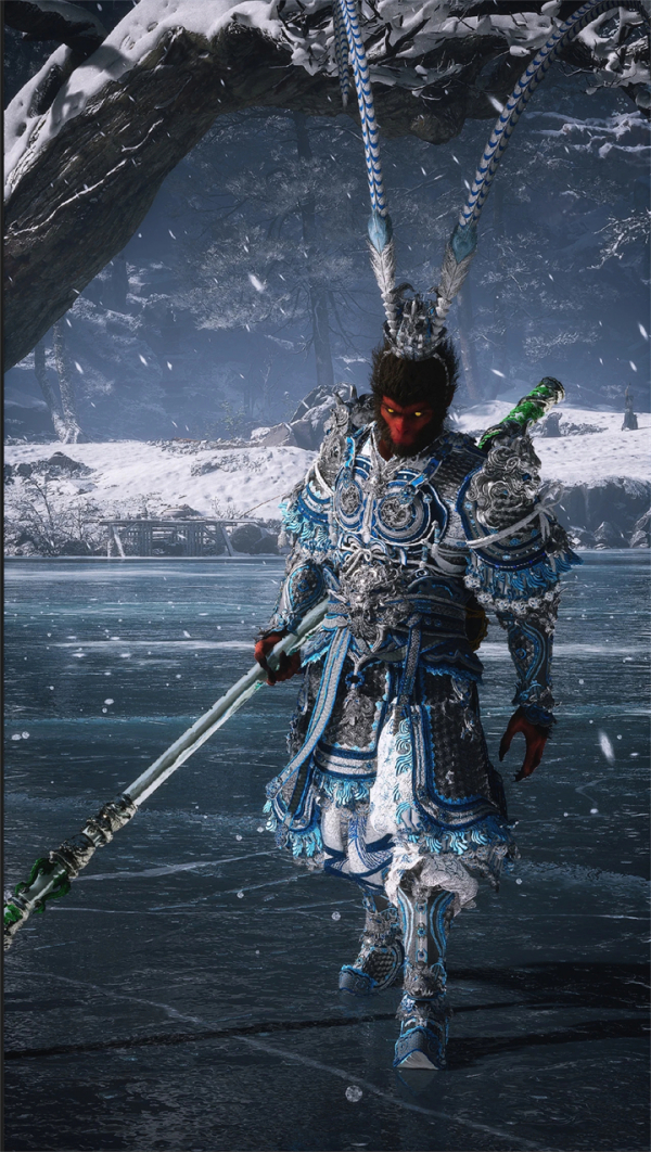 《黑神話：悟空》大圣套的青花瓷配色MOD