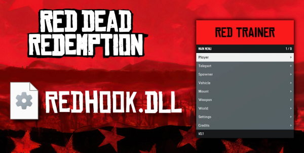 《荒野大鏢客：救贖重制版》RedHook ScriptHookMOD[帶訓練器]